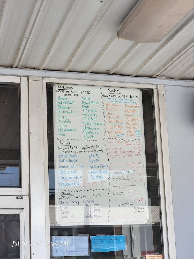 Howell's Ice Cream King Menu image 3